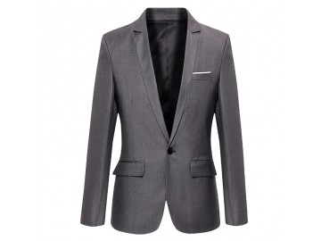 Blazer Masculino - Cinza 