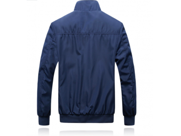 Jaqueta Masculino Bomber forro Xadrez - Azul Escuro