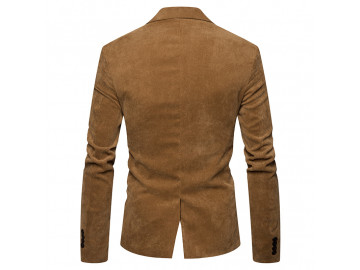 Blazer Masculino Design Camurça Elegante - Cáqui