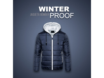 Jaqueta Bomber Winter Proof - Camuflada 