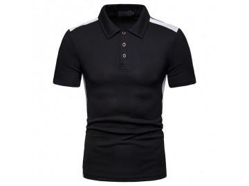 Camisa Polo Vintage School - Preto 