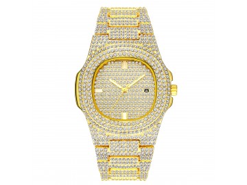 Relógio Ice Bling Full Diamond 300KLAB - Dourado 