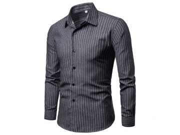 Camisa Social Cannes - Cinza Escuro