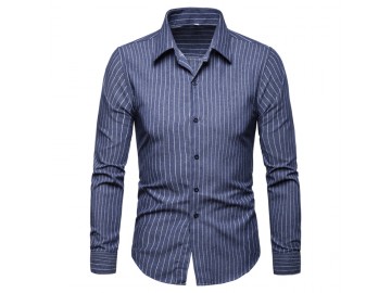 Camisa Social Cannes - Azul Escuro 