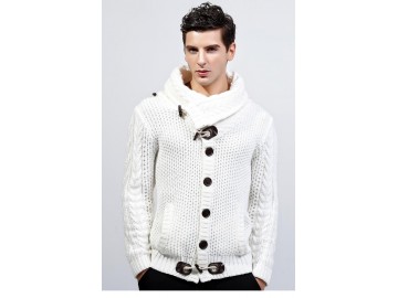 Cardigan Masculino Design Rolê Elegante - Cinza Escuro