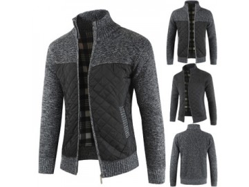 Cardigan Masculino Mountainskin - Cinza